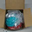 Dog Ball for Aggressive Chewers - Interactive Dog Toy Giggle Balls Fun Squeaky Sound to Keep Them Busy, Durable for Small Medium Large Breeds, Rubber Chew Toys, As Seen on TV, Blue & Red