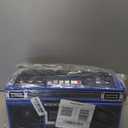 QFX J-220BT Blue Boombox MP3 Conversion from Radio to Cassette with 4-Band (AM, FM, SW1, SW2) Radio with Bluetooth, Dual 3 Speakers, Built-in Microphone, Recorder, 3-Band Equalizer