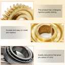 EATAKWARD MTD Troy-Bilt Horse Tiller Tine Shaft Worm Gear Replacement Kit, Replaces GW-11527 11527 GW-1064 1064