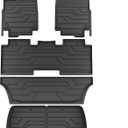 KARPAL Floor Mats for Honda Odyssey 2018-2025 2026 Mini Passenger Van, All Weather Protection TPE Floor Liners Accessories Car Mats, Front & 2nd Row & 3rd Row & Cargo Liner