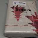 Bedsure King Size Christmas Duvet Cover Set - Festive Bedding Collection Featuring a Reversible Red Plaid Buffalo Check Design, Includes 1 Duvet Cover and 2 Pillow Shams (King, Reindeer)