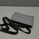 Foot Hammock for Plane Travel, No Collapse Thickened Bamboo Airplane Foot Rest for Long Flight, Desk Foot Hammock with Extended Adjustment Strap to Relax Your Feet, Foot Sling Travel Essentials (Grey)