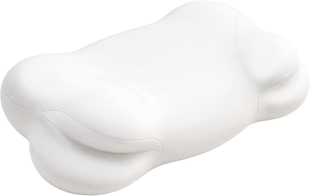 Melow Sleep Pillow,Ergonomic Memory Foam Pillow, Stable Support for Cervical Neck, Cooling Breathable Pillowcase, Cervical Neck Pain Relief for Side, Back & Stomach Sleepers