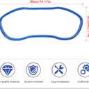 Voodonala for Challenger Dash Trim Dashboard Decoration Blue Accessories for Dodge Challenger 2015-2022 (Blue,ABS,1PC)