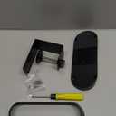 Wasserstein Anti-Theft Mount Compatible with Google Nest Doorbell Battery - No-Drill Installation (Black)