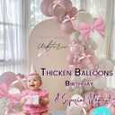 Soonlyn Bow Balloon Arch kit 13ft 12In for Coquette Baby Shower Decorations with Bow Foil Balloon, Pink Bow Ribbon 28pcs for Coquette Birthday Decorations Bridal Shower Bachelorette