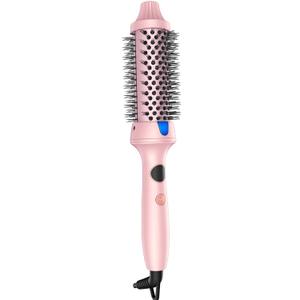 Thermal Brush, Ionic 1.5 inch Heated Round Brush with Dual Voltage for Travel, Easy to Create Blowout Look, Blush