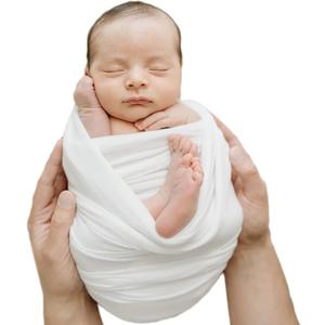 Newborn Photography Props Swaddle Newborn Wraps for Baby Boys Girls Infant Baby Photo Props Shoot Stretch Blanket (White) Newborn Photography Props Swaddle Newborn Wraps for Baby Boys Girls Infant Baby Photo Props Shoot Stretch Blanket (White)