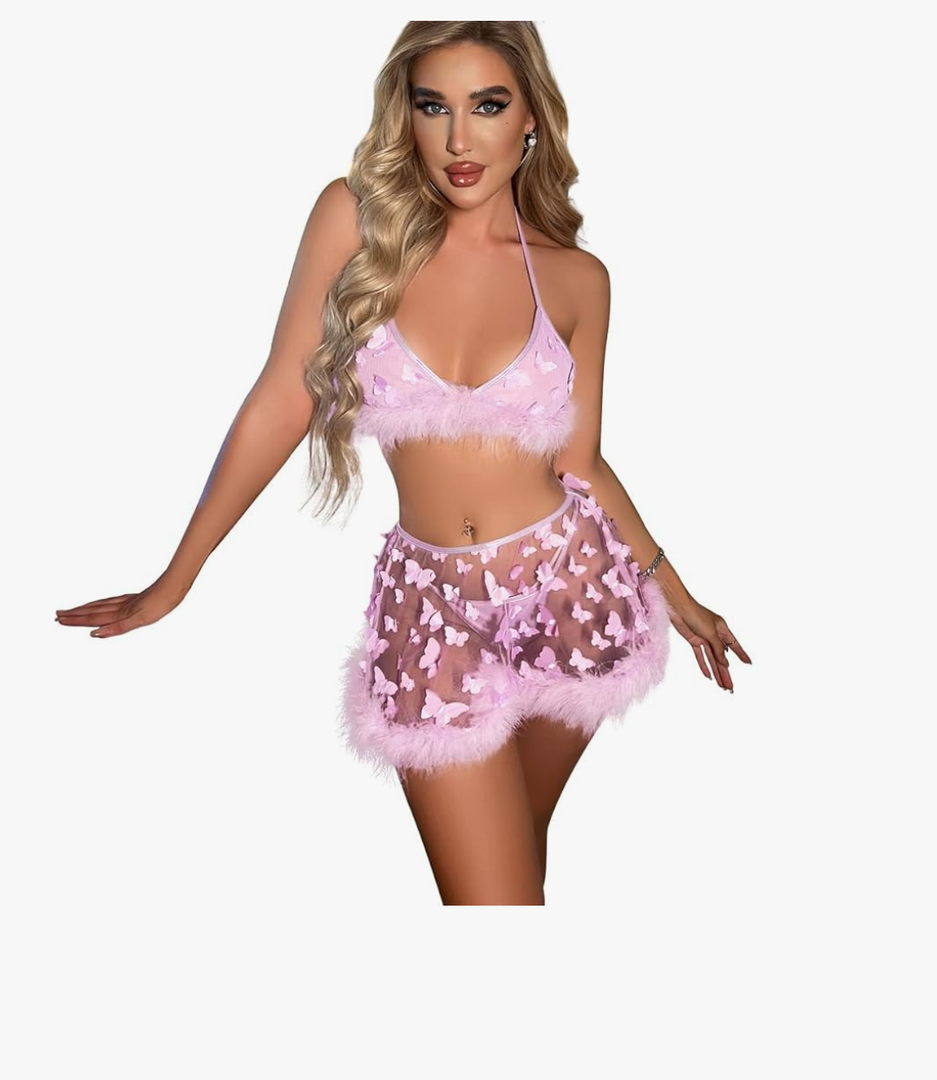 Women's Shiny Rave Outfits Holographic Halter Bra Top Mini Skirt 2Pcs Glitter Sequin Music Festival Party Clubwear, Size L