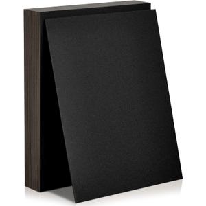 20 Pcs Book Board, Binders Board Chipboard Designer Book board Kraft Heavy Duty Chipboard Sheets Bookbinding Supplies for Book Binding Cover (Black, 11 x 8.5 Inch 22PT)