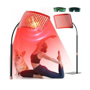 Aulanto Red Light Panel, Red Light Therapy for Face and Body with Adjustable Stand, 2in1 Chips Red Light Therapy Panel 660nm Red Light and 850nm Near Infrared Red Light Therapy Device at Home
