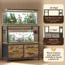 Heybly 20-29Gal Fish Tank Stand with Drawer, Power Outlet,330lbs HAS001SR-1