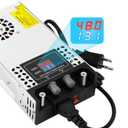 VIXKPIRR Adjustable 048V Power Supply 12.5A 600W, 110V AC to DC 048V Buck Converter 012.5A 600W Switching Power Supply with LCD Display Adjustable Voltage Current 48V 12.5A Transformer SMPS