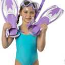 Cressi Rocks Fins, Kids Open Heel Short Fins with Adjustable Straps for Snorkeling and Swimming - Cressi: Quality Since 1946