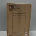 EKO Mirage-T 50 Liter / 13.2 Gallon Touchless Rectangular Motion Sensor Trash Can, Brushed Stainless Steel Finish