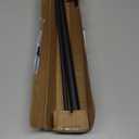 Hanging Closet Rod Adjustable Width Height Closet Rods For Hanging Clothes Black Closet Extender Hanging Rod Clothes Space-Saving Hanging Bar Organizer (1 Pack Black)