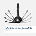 Cyber Acoustics Mono Headset, headphone with microphone, great for K12 School Classroom and Education (AC-104),Gray