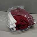 H.VERSAILTEX 2 Piece Stretch Stylish Furniture Cover/Protector Chair Covers for Living Room Soft with Elastic Bottom for Kids, Spandex Jacquard Fabric Small Checks(Chair, Red)