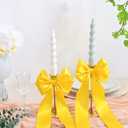 Double Face Maize Yellow Satin Ribbon 2 inch X 25 Yards Polyester Maize Yellow Ribbon for Gift Wrapping Very Suitable for Weddings Party Hair Bow Invitation Decorations and More