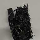 FULLBELL Black and White Christmas Decorations, Black Christmas Lights 33ft 100 LED with Memory Function, 8 Modes Gothic String Lights for Tree, Goth Home, Indoor Outdoor