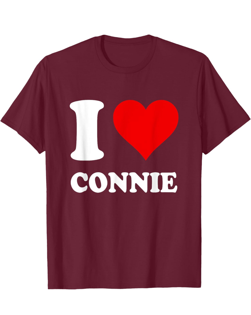 Red Heart I Love Connie T-Shirt S