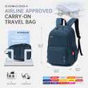 40x30x15cm Personal Item Travel Ryanair Backpack,16x12x6inch Small Carry On Backpack 20L,Flight Approved Underseat Travel Luggage Bag,Mochila de Viaje,Cabin Size Lightweight Backpack