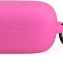 LEFXMOPHY Pink Case Replacement for TOZO A1 Mini Wirelessâ€‚Earbuds (Not Fit 2024 2025 Version), Silicone Skin Carrying Protective Cover Glow in Dark