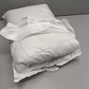 Bare Home Weighted Blanket Twin or Full Size 10lb (40" x 60") - All-Natural 100% Cotton - Premium Heavy Blanket Nontoxic Glass Beads (White, 40"x60")