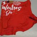 Happy Valentine's Day Hearts with Leopard Plaid Valentine T-Shirt XL