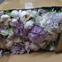 Tigeen 24 Bundles Peonies Artificial Flowers Faux Roses Silk Flowers Hydrangea Artificial Bouquet for Wedding Table Centerpiece Floral Vase Home Office Bridal Decor (Purple)