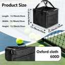 Tennis Ball Bag with Sturdy Bottom, tennis ball,Pickleball, Baseball, Lacrosse & Table Tennis, Teaching, Ball Picking & Organizing (Holds 150 Tennis Balls or 100 Pickleballs)