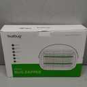 Buzbug LED Bug Zapper Indoor, LED Bulbs Up to 50,000 Hours, Sustainable Less Power, Durable High-Voltage Electric Mosquito Zapper, Fly Trap Mosquito Trap, Fly Killer -MA015B (white)