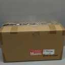 Eidonta 8 Pack Clear Glass Shade Covers Replacements, 5.5in Height, 3.5in Diameter, 1.65in Fitter, Clear Cylinder Glass Lamp Shade Replacement Globe for Chandelier Pendant Wall Sconces