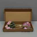 ICBOX Purple Artificial Peony Flowers 2 Bouquets - Silk Peonies With Stems for Decoration, Cake Decorating, Table Centerpieces, Home Decor Indoor