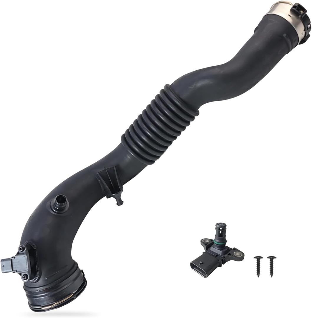 13717604033 Intercooler Hose with Sensor Air Charge Turbo Induction Pipe Turbocharger Pipe for BMW X3 X4 M40i M2 M235i 335i 435i ActiveHybrid 3 2012 2013 2014 2015 2016 2017 7604033