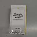 Magnetic Booster Pack Holder  5 Pack One-Touch UV & Acid-Free Clear Display Case for Standard TCG and Sports Booster Packs