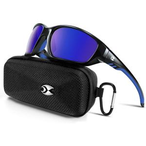 suoso Sports Polarized Sunglasses for Men: Womens UV400 Protection Sun Glasses Wrap Around Goggles for Fishing Driving TR90