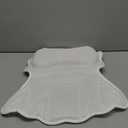 SetSail Bath Pillow, Relaxing Bath Pillows for Tub Neck and Back Support Soft 4D Breathable Air Mesh Ergonomic Bathtub Pillow with 6 Strong Suction Cups and Hook Luxury Bathroom Accessories,White