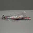 Window Film, Decorative Window Privacy Film, Removable Pink Flower Stained Double Sided Glass Windows Clings Stickers for Home Office Living Room Window Door Decor 39.37 x 15.74 Inches