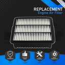 Engine Air Filter Compatible with 2021 2022 2023 2024 Hyundai Elantra Limited/SE/SEL 2.0L Replaces# 28113-AA100 28113-AA100-AS 28113AA100