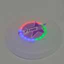 Colorful Light Up Flying Disc - 14 Modes, 4h Battery, 175g Ultimate Disc, Soft Flying Discs, Adult/Men/Boys/Teens/Kids Birthday, Ideal for Outdoor, Lawn, Camping Games, Gift. (Colorful)