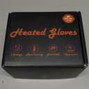 Heated Gloves, 7.4V Battery 22.2WH Rechargeable Heated Winter Ski Gloves for Men Women, Touchscreen,Waterproof for Fishing Driving Cycling Skiing Camping Typing Hiking