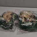 Hotop 12 Set Mini Wreaths for Kitchen Cabinet 12 Inch Small Christmas Wreath with Burlap Ribbon Red Berry and Eucalyptus Leaves for Xmas Window Front Door Fireplace Chair Farmhouse Hanging Decor