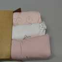 3-Pack Organic Baby Swaddle Sleep Sacks - Swaddles for Newborns, Infant 0-3 Months, Baby Girls, Boys, Soft & Snug Newborn Sleep Sack, Nursery Swaddling Blankets (Abc Land Rose, OS)