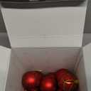 16 Pcs Christmas Ball Ornaments Set, 2.36'' Red and Gold Hand-Painted Ornament Bulk for Xmas Tree, Shatterproof Tree Decorations for Holiday Party, Wreath, Winter Décor