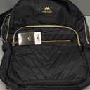 MATEIN Backpack Purse for Women, 15.6 inch Cute Stylish Waterproof Backpack Purse with USB Port, Fashion Waterproof Casual Daily Shoulder Bag for College Work Travel, Gifts for Ladies, 2pcs Set, Black