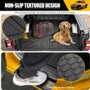 Bed Mat & Door Sill Guards for 2020-2025 Jeep Gladiator JT 4 Door, All Weather TPE Truck Cargo Bed Liner(5FT) with Door Sill Protector for 2020-2023 2024 2025 Gladiator Pickup Accessories