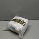 Queen Bed Skirt, Wrap-Around Elastic Ruffled Eyelet Bed Skirt Queen Size Dust Ruffle with Gathered Styling and Embroidered Details, 18" Drop Length (White)