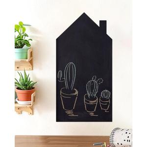 Magnetic Chalkboard Contac, Black House  22.8"W x 46.5"H