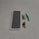 Instant Dry Sink Caddy Organizer,Diatomaceous Earth Bathroom Organizer with Handle Water Absorbing Stone Tray for Sink Water Absorbent Diatomite Coasters (S Gray Gold Handle)